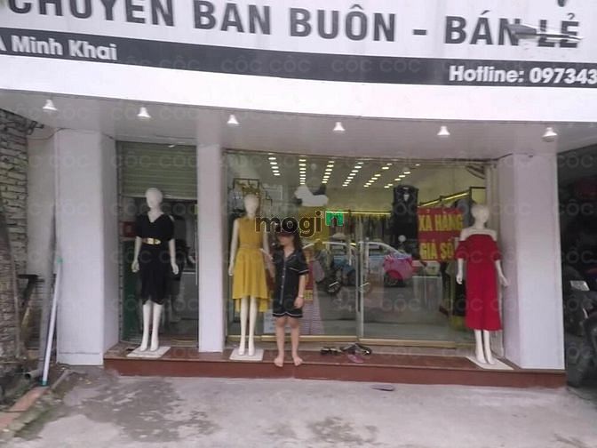 Cho thuê nhà mặt phố Minh Khai DTSD 500m2 MT >7m Giá: 75tr/tháng.