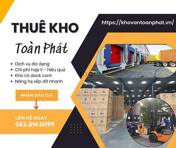 Cho thuê kho Dĩ An- Bình Dương