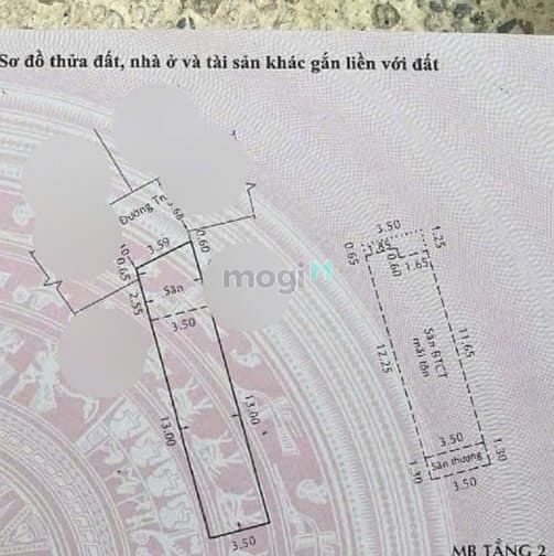 Nhà Hẽm 6m Xe Hơi Vô Trong 4x17 1 Lầu 3PN 2WC Giá 5 Tỷ Nhỉn Hình Thật