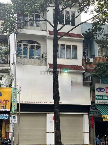 Cho Thuê Nhà Mặt Tiền Lê Hồng Phong Q10 DT 8x15m 3 Lầu Mới Đẹp Giá Rẻ