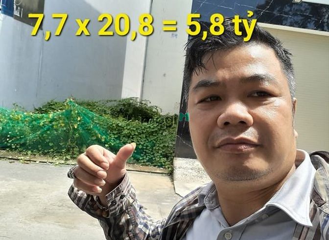 Đất xây biệt thự chdv 161m2 có 5,8 tỷ an phú đông quận 12 tphcm