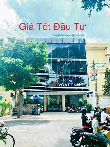 Bán tòa nhà góc 2mt trung tâm quận 3 ngay vòng xoay dân chủ.Giá: 6x tỷ