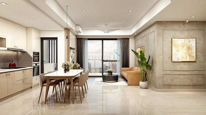 Bán căn hộ Riviera Point, DT 93m2, thiết kế 2PN, 2WC, Sổ hồng, nhà đẹp