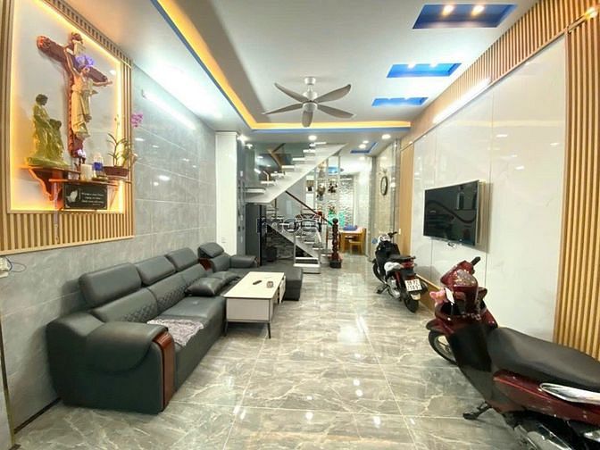 *** Nhà đẹp, hẻm 373/172 Lý Thường Kiệt, phường 8, Tân Bình (4*12) 3L