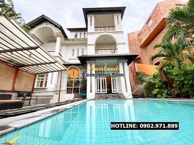 ? Cho Thuê Biệt Thự Có Hồ Bơi 388m2  Trệt 3 Lầu 75 Triệu/tháng P.AP