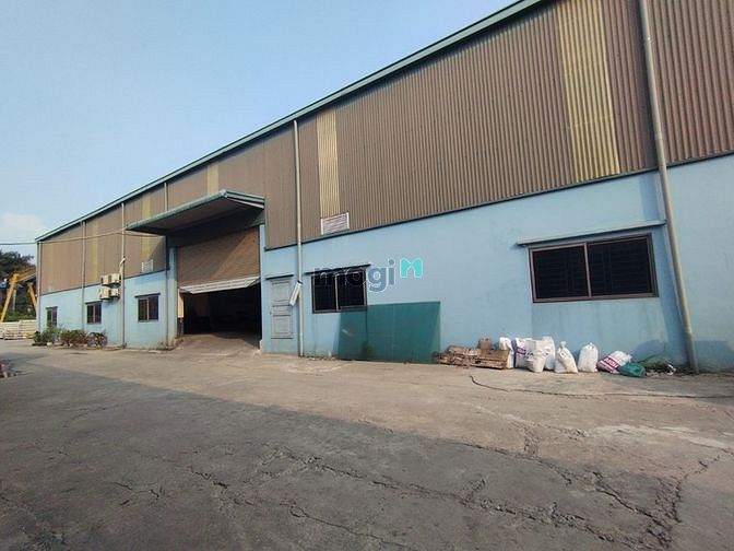 Cho thuê kho tai KCN Lai Xá, Hoài Đức. DT 1000m cao 10m, khung thép Za