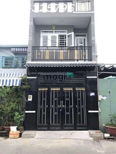 Nhà hxh 6m sát mt nơ trang long, dt 5.5x11m, 2 lầu, 2pn, giá chỉ 6.5