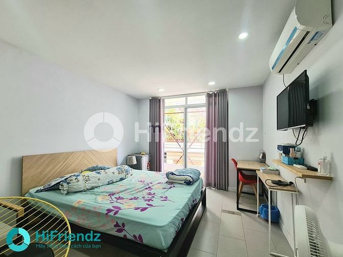 ?Studio Ban công 40m2_Full NT_HiFriendz hỗ trợ cọc_Ngã tư Cao Thắng?