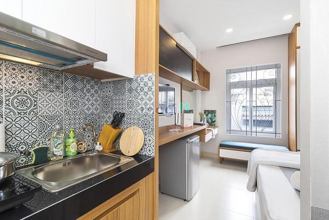 Mới trống 1 phòng đường Ba Vân, gần Trường Chinh, full nội thất