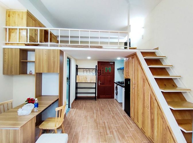 Cho thuê căn hộ Duplex ban công, full nội thất mới 100, ban công tháng