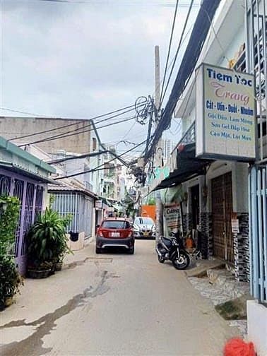 Nhà phố 4 tầng mới đẹp hẻm xe hơi thông Bùi Văn Ba, Quận 7. 5*14, 7,7