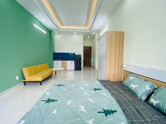Studio full NT ban công gần cầu chữ Y quận 8