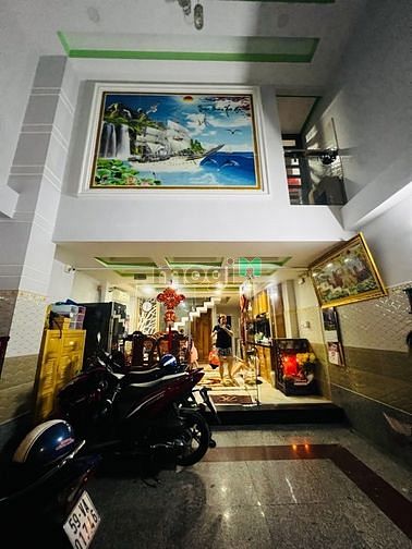 Chdv 10 phòng kép kín - 67m²- 5 tầng - kv chợ gò vấp - 8.7 tỷ