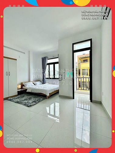 GV. CHDV 15P (19P) gần UBND P9, TN 50 triệu/th. Nhà ~120m2, 6T, có Hầm