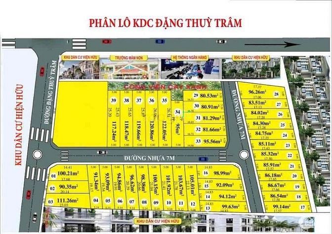 Mở bán dự án đất nền tại Đặng Thùy Trâm, P13, BT, 80m2, 2tỷ7, sổ riêng