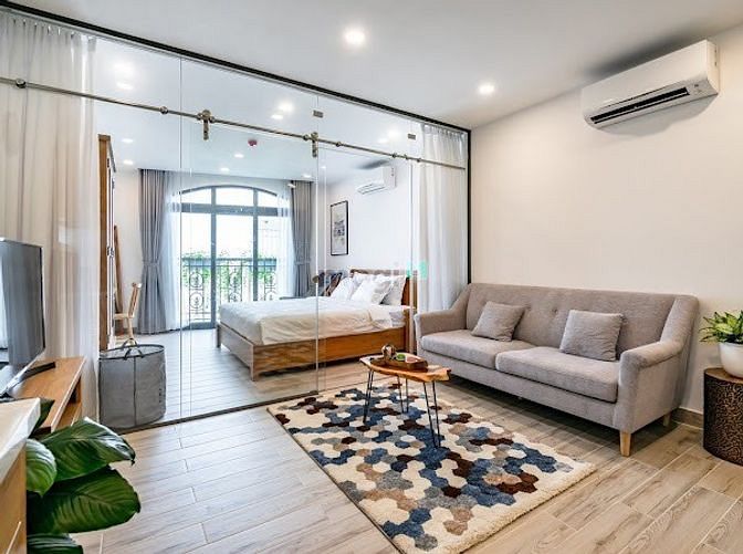 Căn Hộ Cao Cấp Mặt Tiền Huỳnh Văn Bánh 1 PN Mở - Full Nội Thất Xin