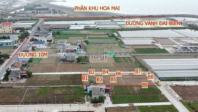 Chính chủ ra nước ngoài, cần bán đất ven biển, đã có sổ, 86m, 970tr