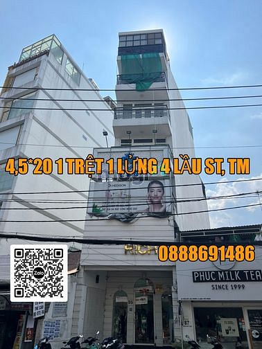 4.5*20 trệt lửng thích hợp spa/nail/tóc trần huy liệu phú nhuận