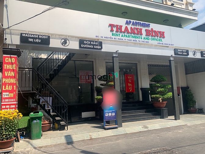 Cho thuê nhà MT đường Nguyễn Bá huân Thảo Điền Q2 DT 12*15 (160m2 )