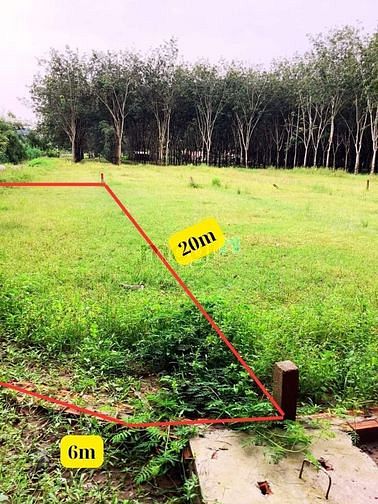 Bán lô đất góc 2 mặt tiền hẻm gần KCN Phước Đông ở Ấp Rộc B, Thạnh Đức