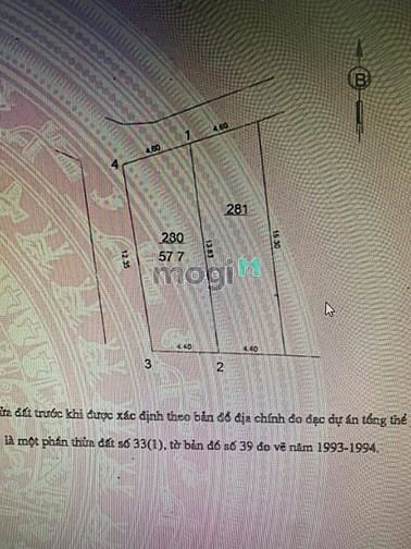 Bán 57.7m2 đất khoan tế đa tốn Gia Lâm , Hà Nội