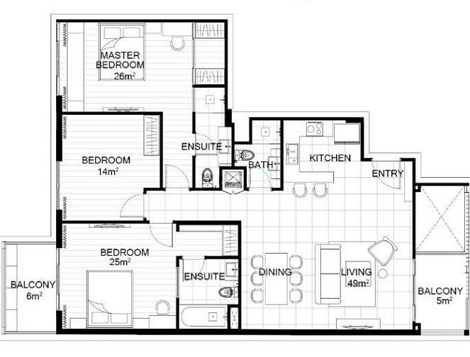 ✅Service apartment 3PN 110m2 Cao Cấp Full Nội Thất Thảo Điền