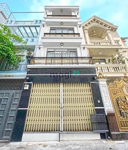 Nhà đẹp ở liền 3 lầu ST mặt tiền hẻm xe hơi 6m Lê Thị Chợ, Quận 7