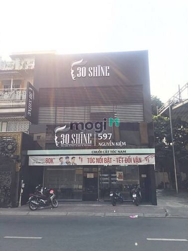 Cho thuê nhà GÓC 2 MT 8X15 mặt tiền Nguyễn Kiệm, P 9, Q Phú Nhuận