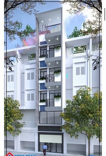 Cho thuê nhà đường 2 chiều Nối Trần phú Gần chợ Hàn 5 tầng ngang 5M