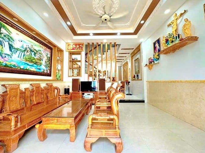 Siê.u phẩm 4 tầng liền Lê văn quớ.i  - ngã tư 4 xã - hẻm ôtô - (5x12m)