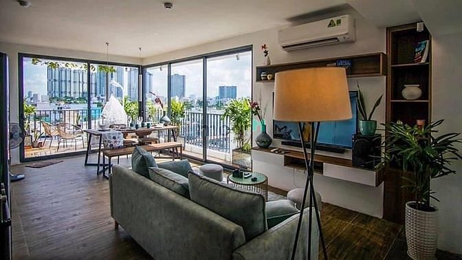 Penthouse 2 Phòng ngủ Sân vườn view Thành phố_Ngay Mai Chí Thọ