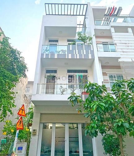 Nhà 3 Lầu Sân Thượng Mặt Tiền Đường Số Liền Kề PHÚ MỸ HƯNG. Q7