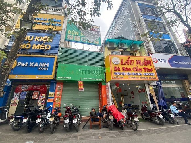 Cho thuê nhà mặt phố VĂN CAO, 80m2, Mặt tiền 4.5m