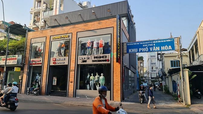 Cho thuê GÓC 231 Lê Văn Sỹ, Q.Phú Nhuận. DT 12x25m