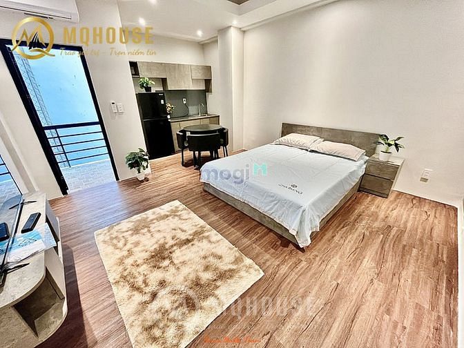 Căn hộ Studio 35m2 ban công_Full nội thất_Ở Phan Đăng Lưu, Vạn Kiếp