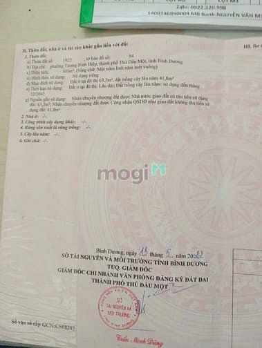 Nhà tương bình hiệp 5x21 đường xe hơi chỉ 1tỷ 890 .