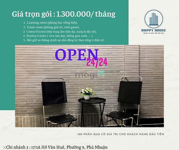Phòng trọ ở ghép Cao đăng Đại học Phường 9  Phú Nhuận