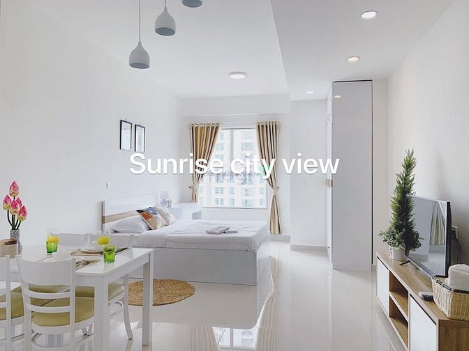 Em cần cho thuê căn hộ Sunrise Cityview 39m2 giá 8tr/tháng,full nt