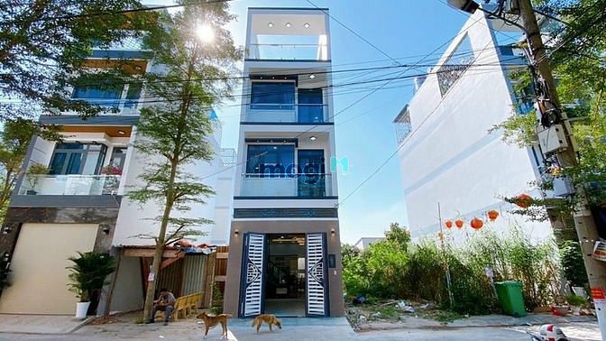 NHÀ PHỐ XÂY DỰNG MỚI - KDC Thesun Nhà Bè - Mặt tiền đường 8m - Gara xe