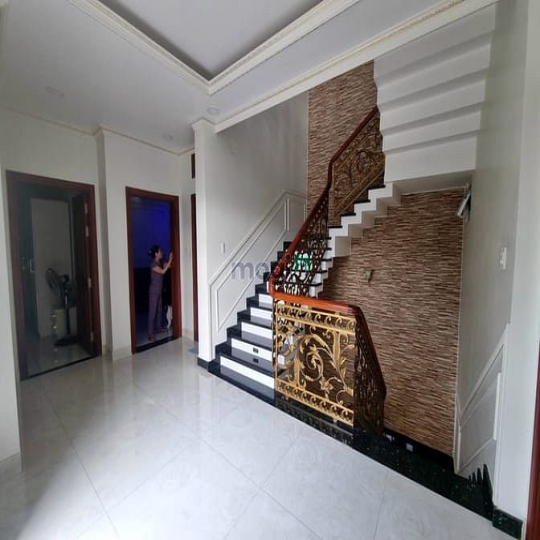 Nội thất cao cấp biệt thự 185m2(8.7x21m) 4 tầng btct Tân Bình