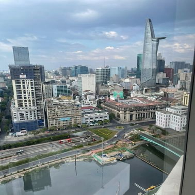 Cho thuê căn 2PN 90m2 The Tresor Quận 4 view sông cao cấp giá 25 tr