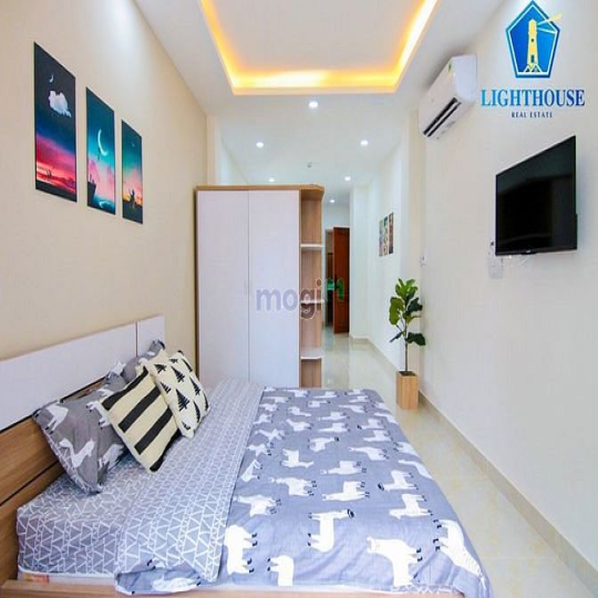 Căn hộ 1pn 2 cửa sổ lớn ngay cầu Nguyễn Văn Cừ Quận 8 full nội thất