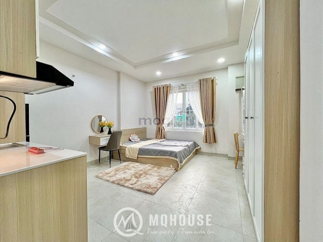 Cho Thuê Căn Hộ Studio - Cửa Sổ sáng - Nội thất tiện nghi Gần Sân Bay