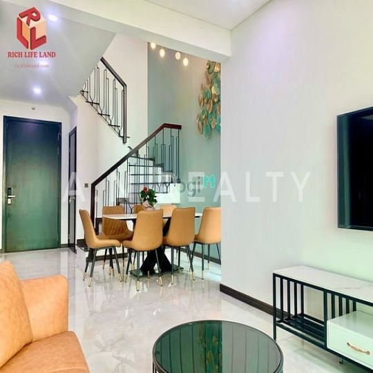 Cho thuê Dulpex Feliz En Vista 3pn hiện đại full nội thất chỉ 35TR.
