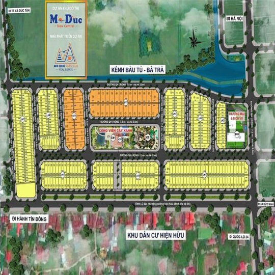 Kdc Nam Khang bắc TT Mộ Đức, Quảng Ngãi chỉ còn 688tr/lô