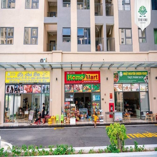 Shophouse chân đế nhà ở xã hội Ori Garden giá 2,1 tỷ cho thuê 230 triệ