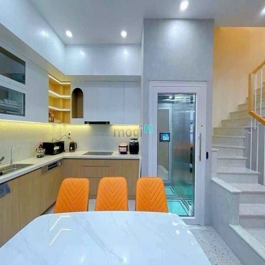 Nhà mới keng góc ô tô né- phan huy ích- 4x18m, 4 tầng thang máy- 8.x t