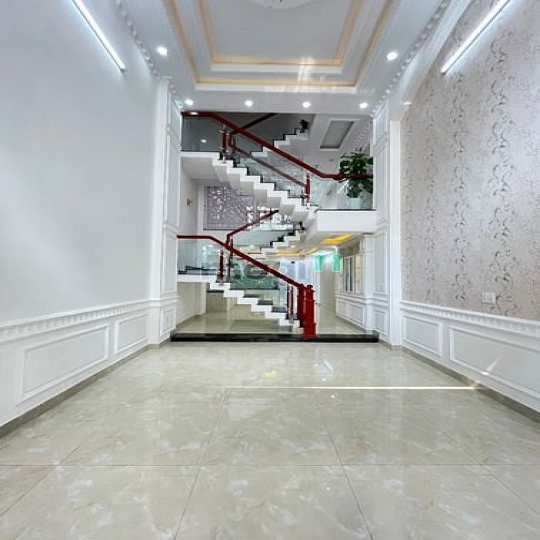 Nhà đường thông TX 22, DT:4X14M, Lửng, 3Lầu, 4PN, P/thờ, Sân thượng