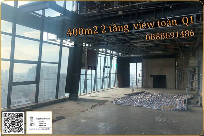 400M2 SIÊU SÂN THƯỢNG 2 LẦU KÍNH mô hình nhà hàng/ LOUNGE