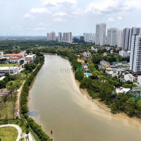 Bán Riverpark 1, 3PN, nội thất cơ bản, lầu 12, view sông. Giá 9ty